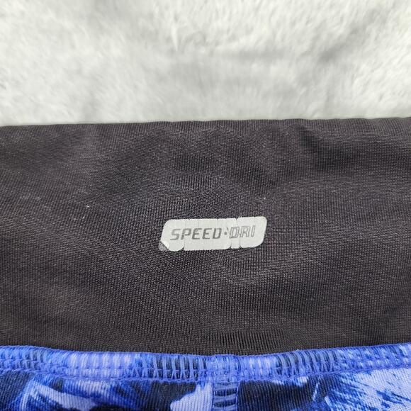 Warm Systems Leggings Womens S Blue Black Fleece Lined Ankle Running Workout - Picture 4 of 12